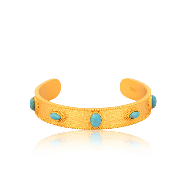 CHRISTINA GREENE Aphrodite Cuff - Turquoise