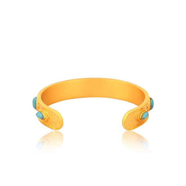 CHRISTINA GREENE Aphrodite Cuff - Turquoise