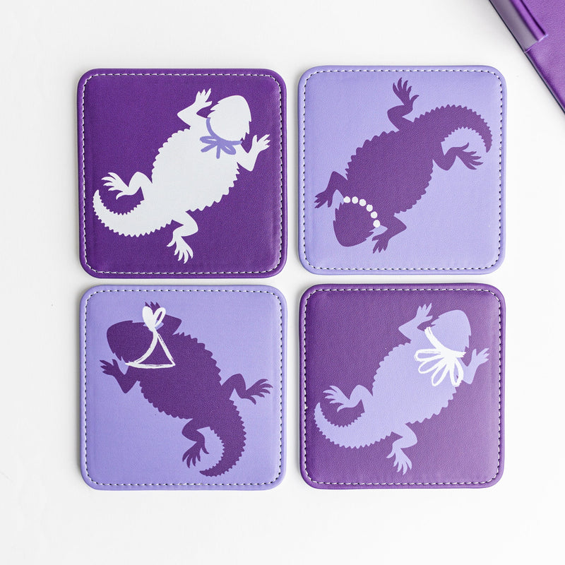 CREATED BY SPIRIT FROG COASTERS- SET OF 4