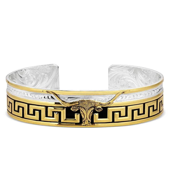 Montana Silversmiths Sunrise Mesa Longhorn Cuff Bracelet