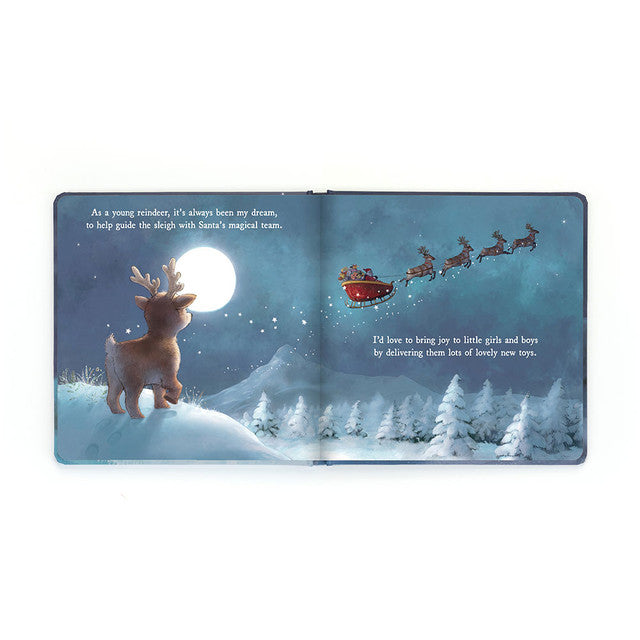 JELLYCAT Mitzi Reindeer's Dream Book