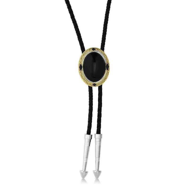 Montana Silversmiths Onyx Sky Bolo Tie