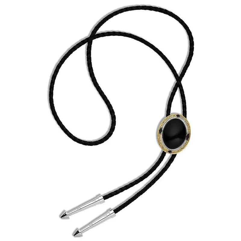 Montana Silversmiths Onyx Sky Bolo Tie