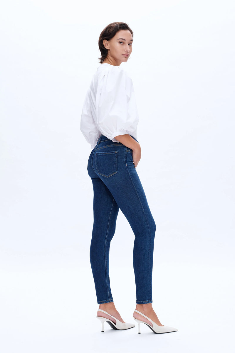 Emily Mid Rise Skinny Denim Jeans