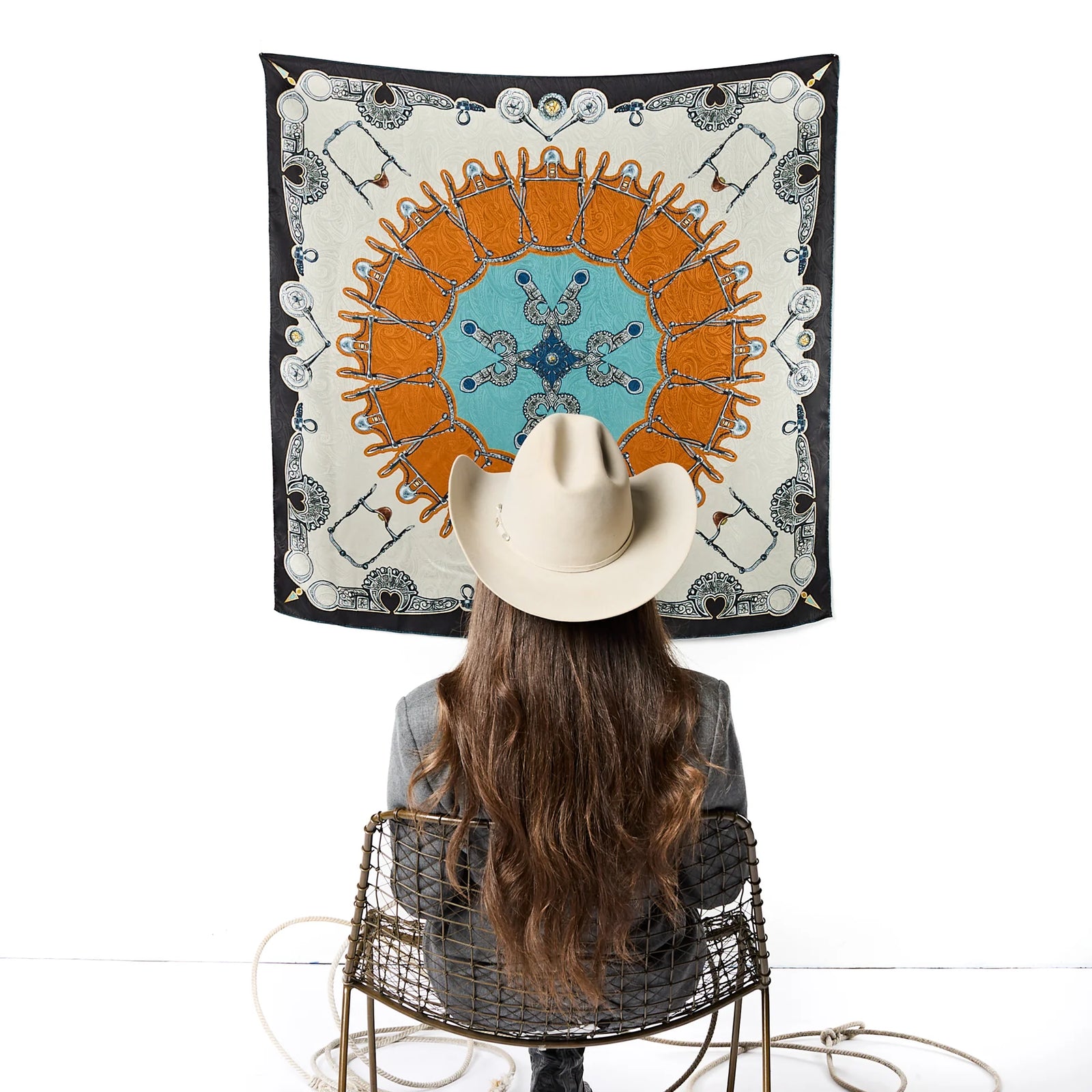 Fringe Blue Label Bits - Orange – Maverick Fine Western Wear
