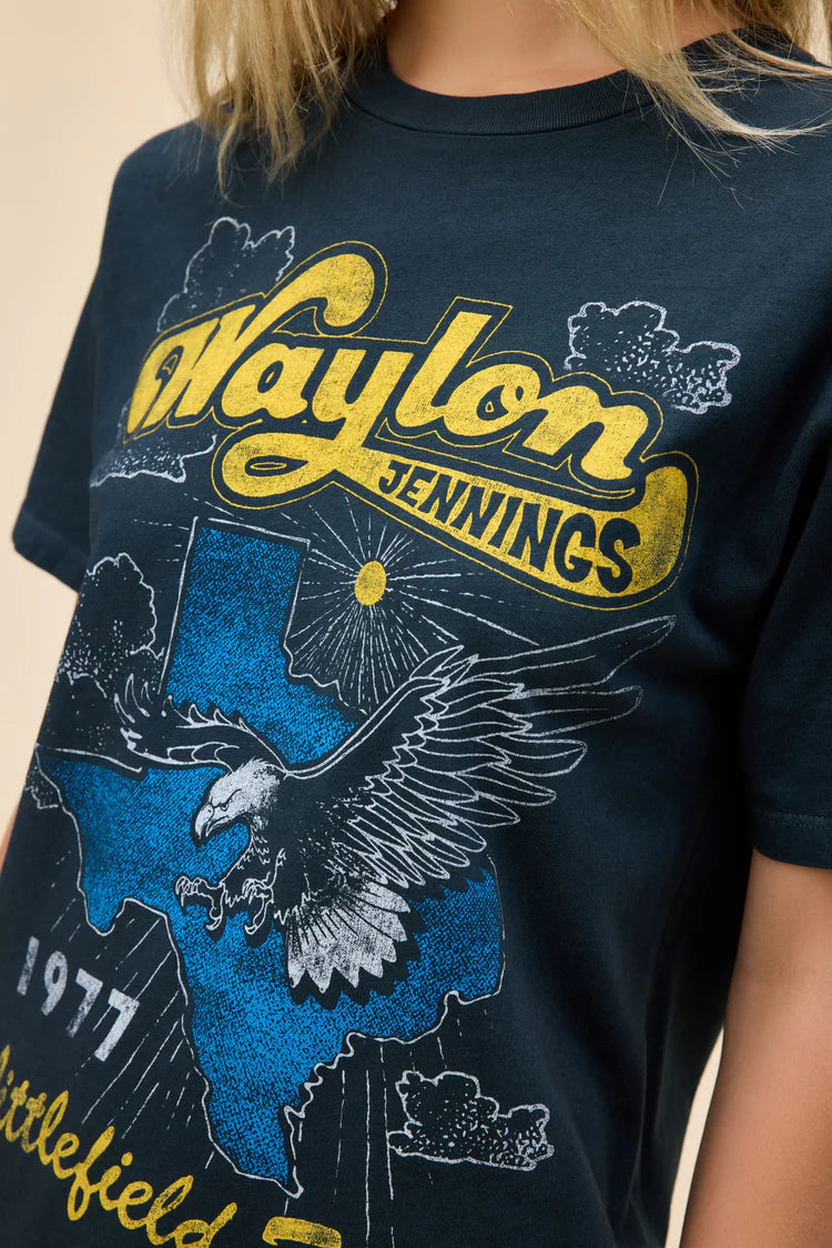 Daydreamer Waylon Jennings Littlefield Texas Weekend Tee