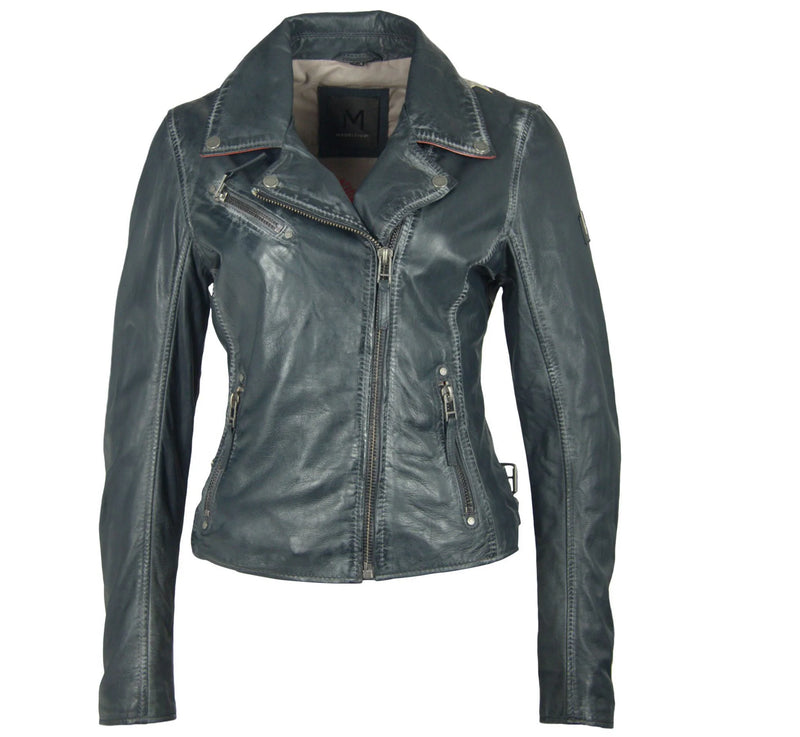 Mauritius Christy RF Star Detail Leather Jacket