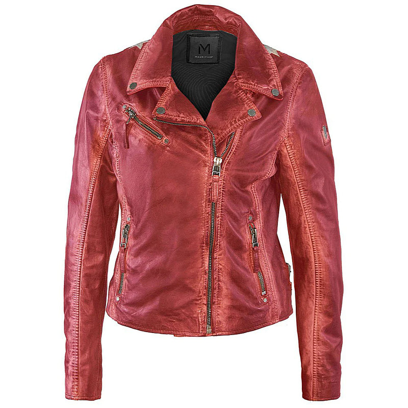 MAURITIUS WOMEN'S CHRISTY STAR WITH BUCKLES JACKET- RED