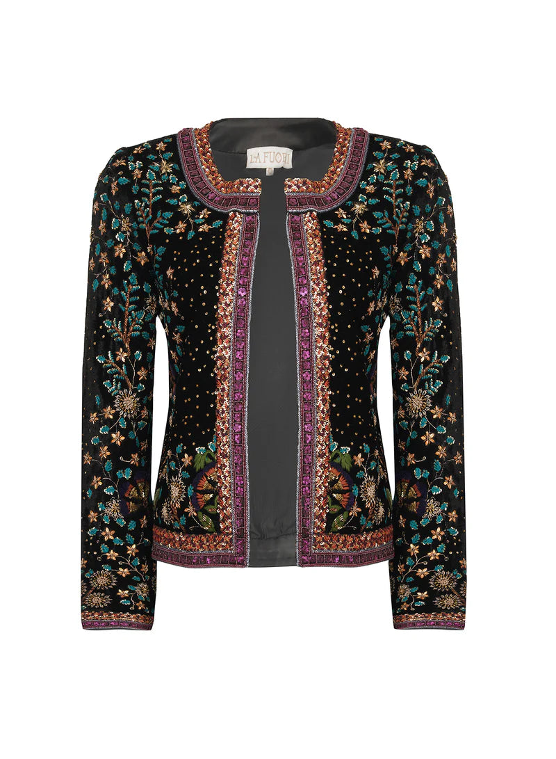 Là Fuori Alessandra Cropped Jacket