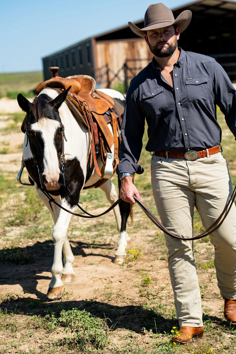 Stockyard Supply Co. The Outlaw Long Sleeve Shirt 