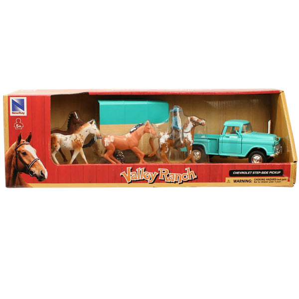 M&F® Children's Valley Ranch Chevrolet 55" Pickup Toy Set 