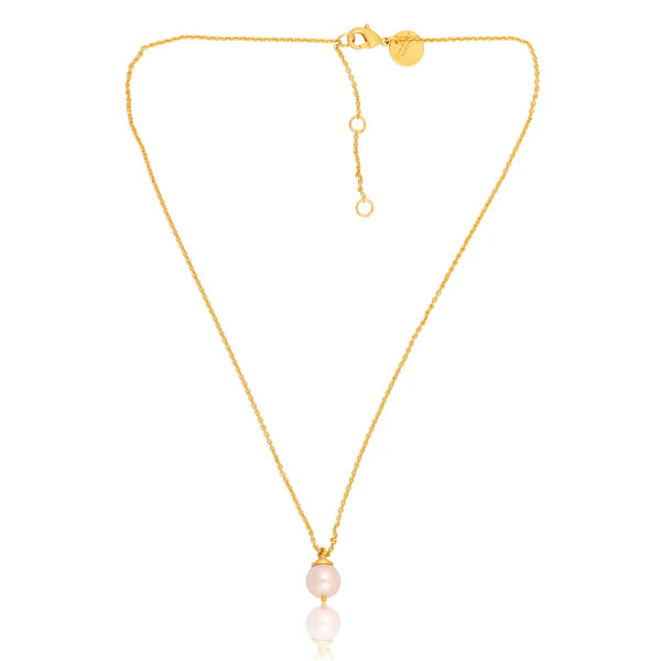 CHRISTINA GREENE DROP OF SUNSHINE NECKLACE - PEARL