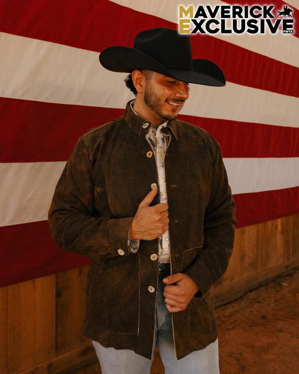 Maverick Exclusive Leather Shirt Jacket