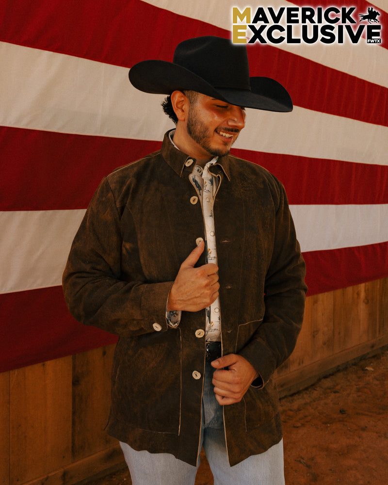 Maverick Exclusive Leather Shirt Jacket