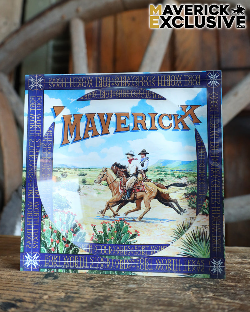 Maverick Exclusive Nicolette Mayer Collection Two Riders Acrylic Candy Catchall Dish