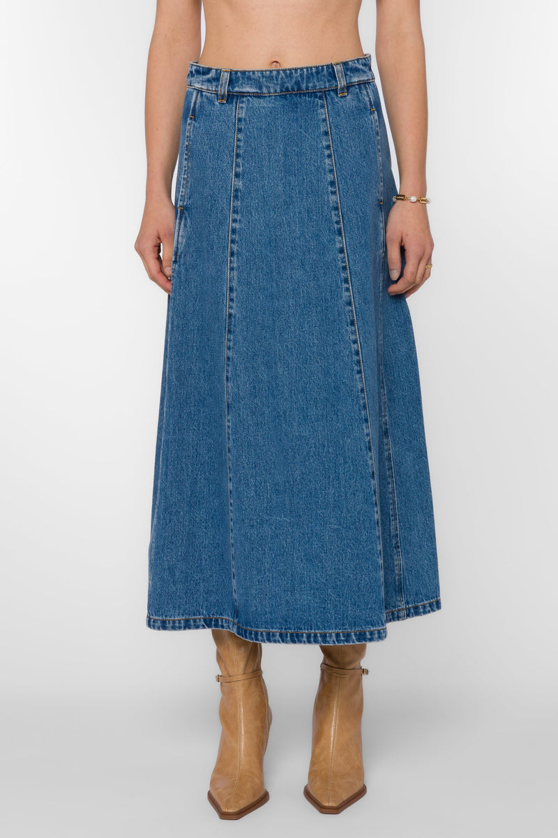 Velvet Heart Dallas Blue Skirt