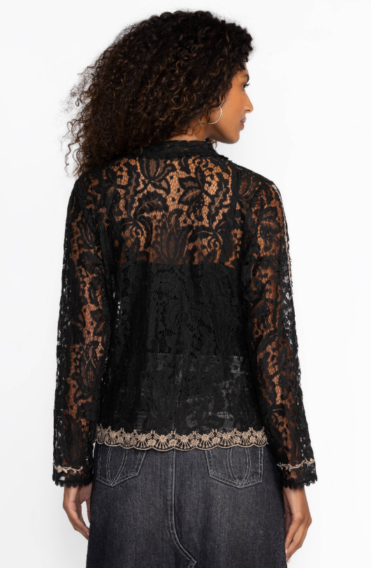 JOHNNY WAS VERONNE LACE BLOUSE