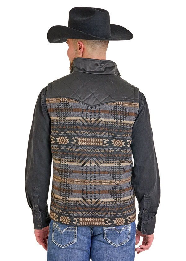 Panhandle Slim Jacquard Aztec Printed Vest