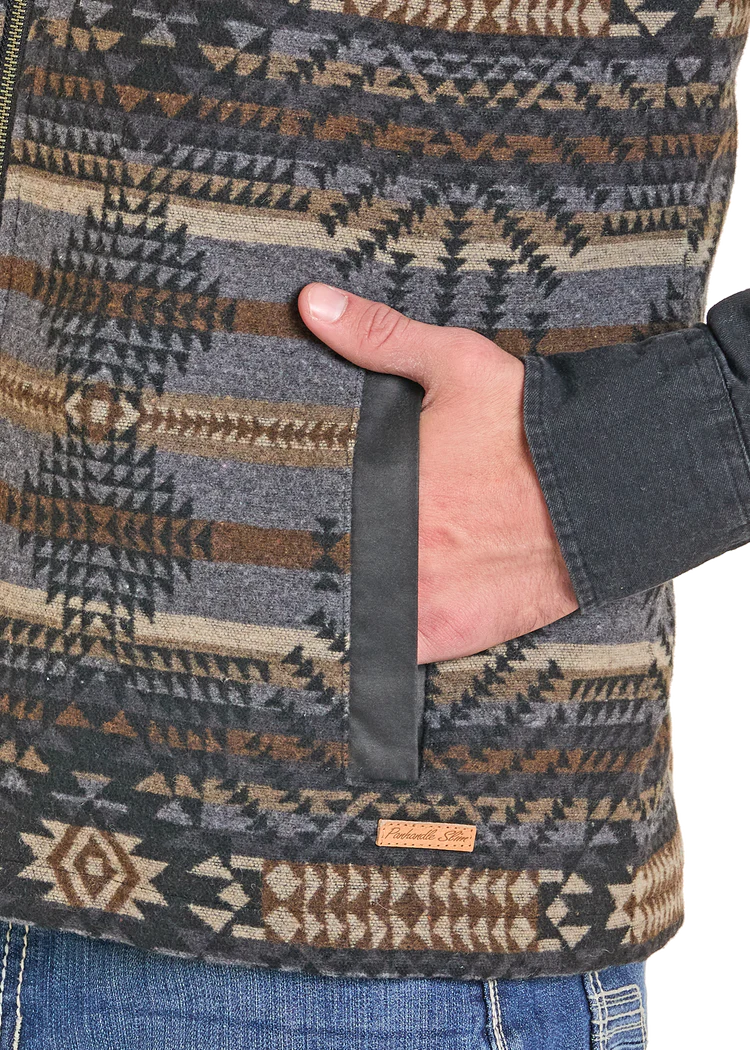 Panhandle Slim Jacquard Aztec Printed Vest