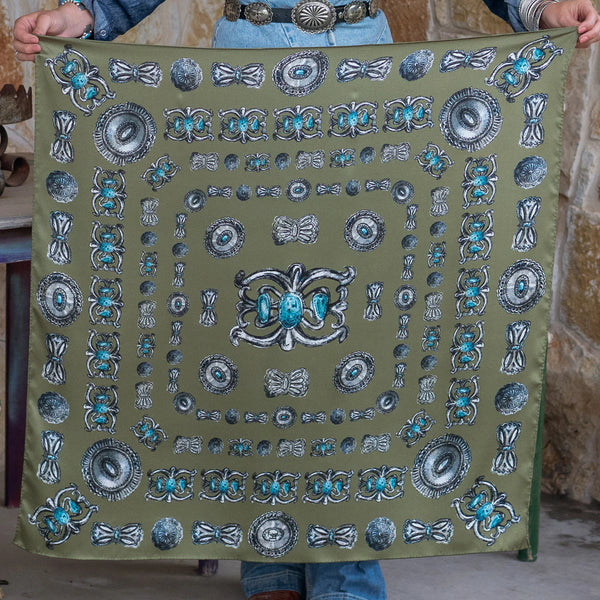Turqs And Conchos Shorty Sage Scarf