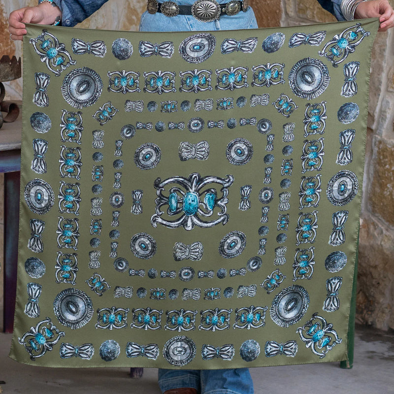 Turqs And Conchos Shorty Sage Scarf