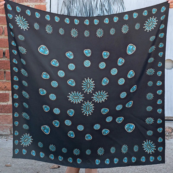 GALLOP BLACK TALL SCARF