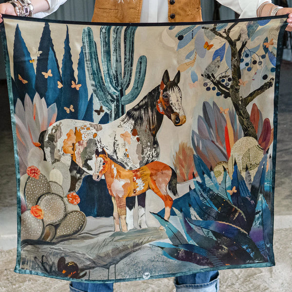 Blue Melodies Shorty Scarf 