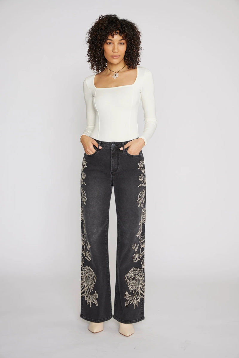 Driftwood Charlee Wide Leg - Etched