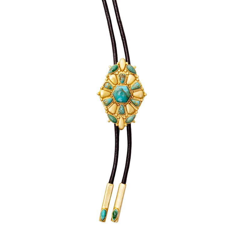 Christina Greene Desert Ridge Turquoise Bolo Tie