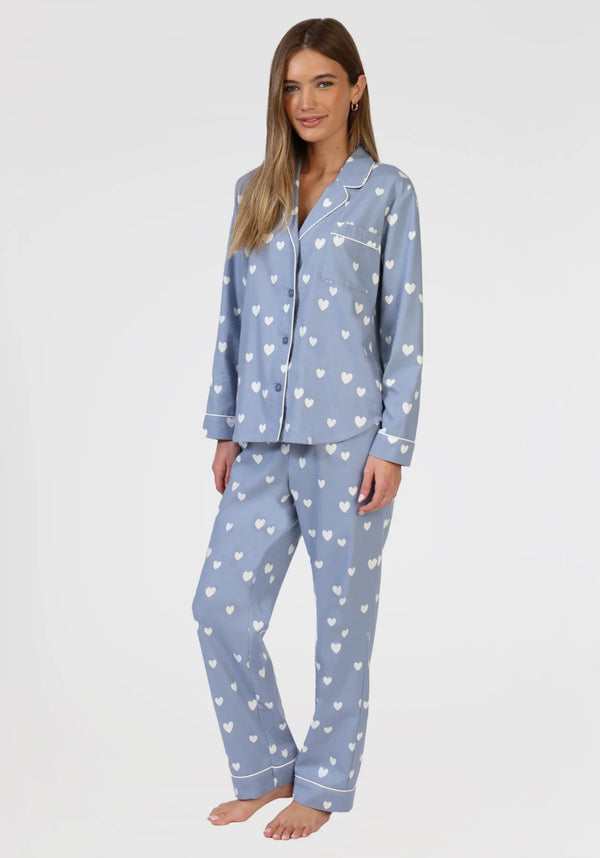 DYLAN SCATTERED HEART PJ SET