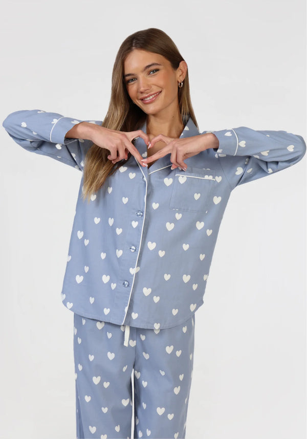 DYLAN SCATTERED HEART PJ SET