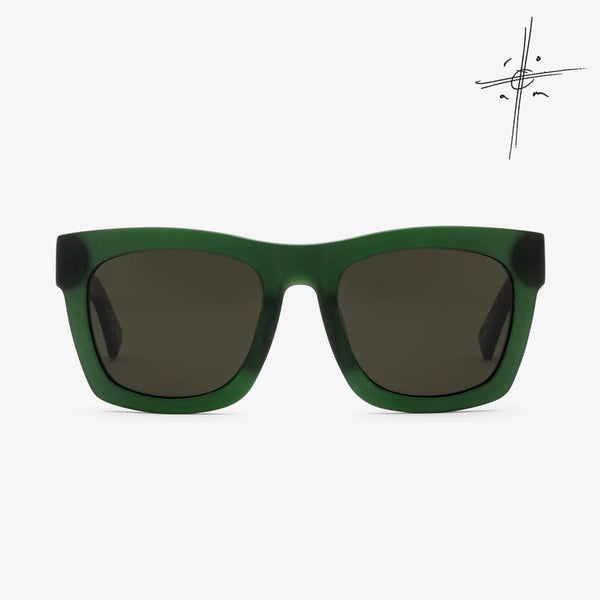 ELECTRIC SUNGLASSES CRASHER 53 JASON MOMOA GREEN/GRAY