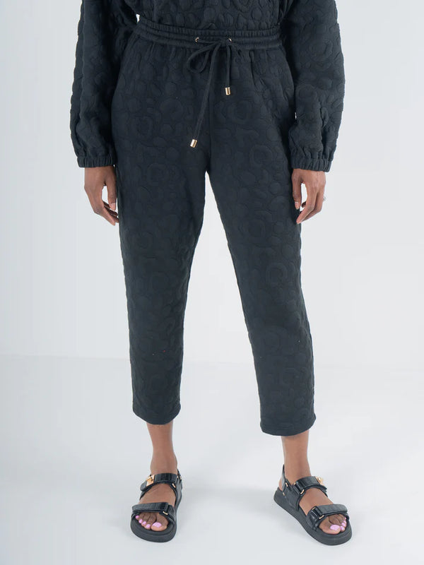 EMILY MCCARTHY Joy Jogger - Jet Black Cheetah