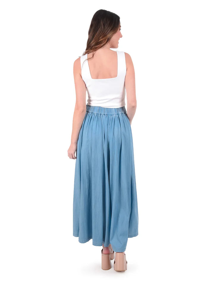 Emily McCarthy Palazzo Pant - Denim