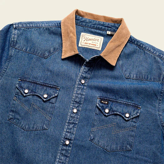 Howler Dust Up Denim Snapshirt