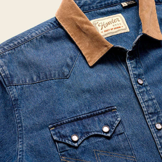 Howler Dust Up Denim Snapshirt