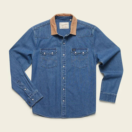 Howler Dust Up Denim Snapshirt