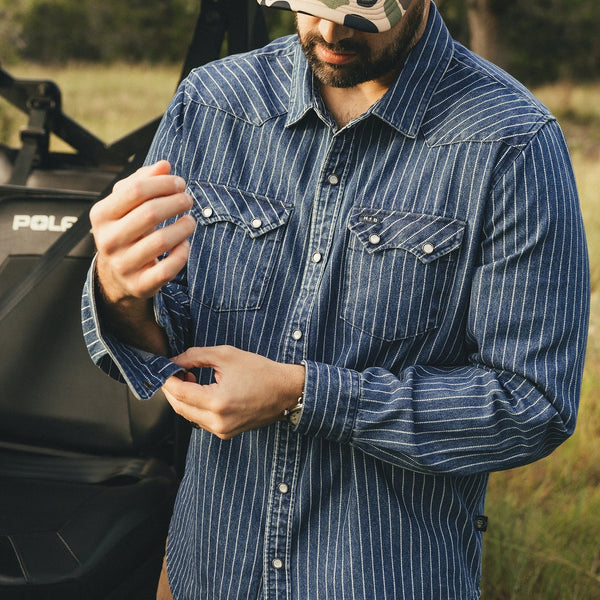 Howler Dust Up Denim Snapshirt
