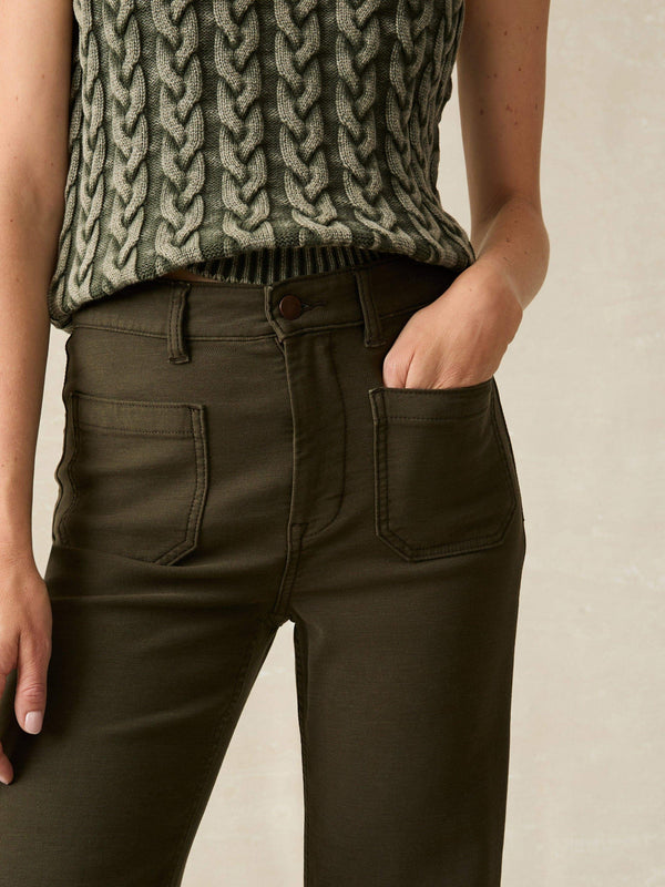 FAHERTY Stretch Terry Patch Pocket Pant