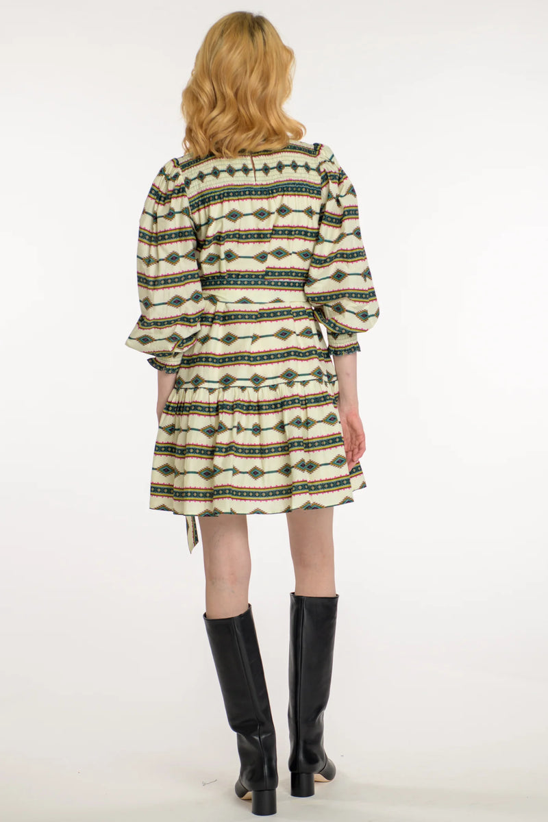 ELIZABETH JAMES THE LABEL Lucy Dress in Apache Stripe