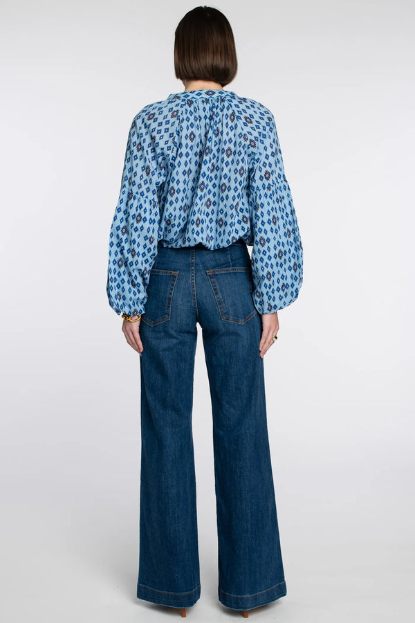 ELIZABETH JAMES THE LABEL EMORY BLOUSE 