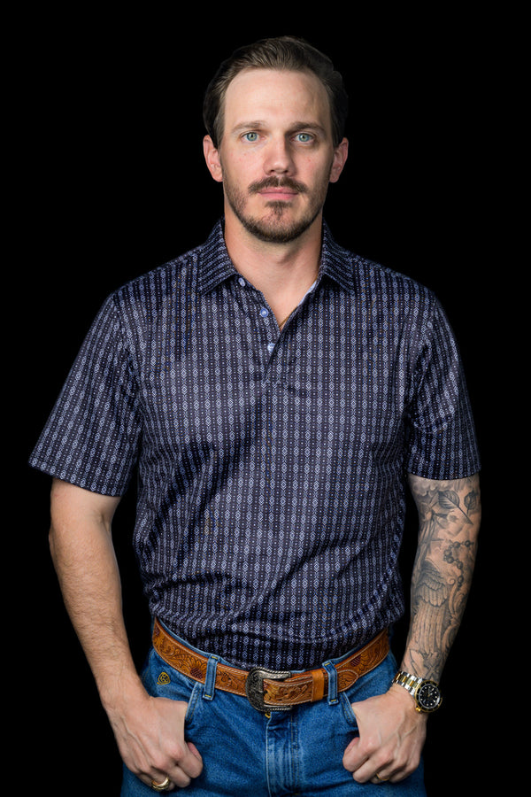 FERRELL AZTEC SNAPS SHORT SLEEVE SHIRT