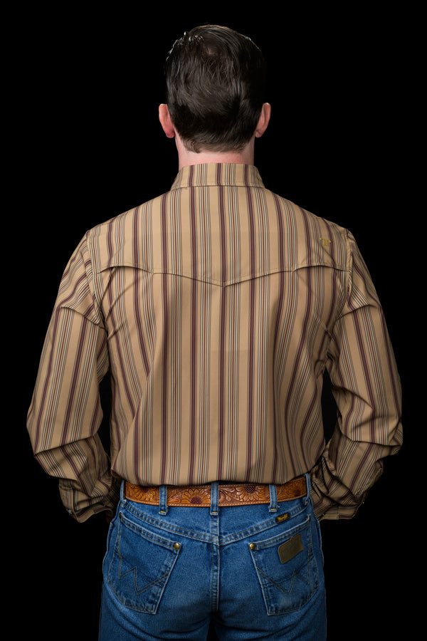 Ferrell The Jackson in Green - Long Sleeve Snap Shirt