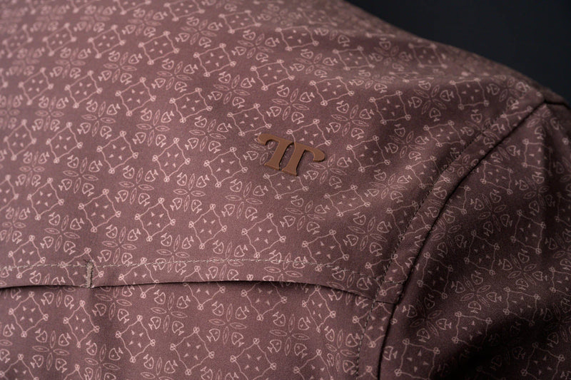 Ferrell The Collin in Brown- Long Sleeve Snap Shirt