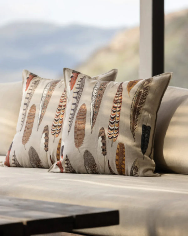 Coral & Tusk Falling Feathers Pillow