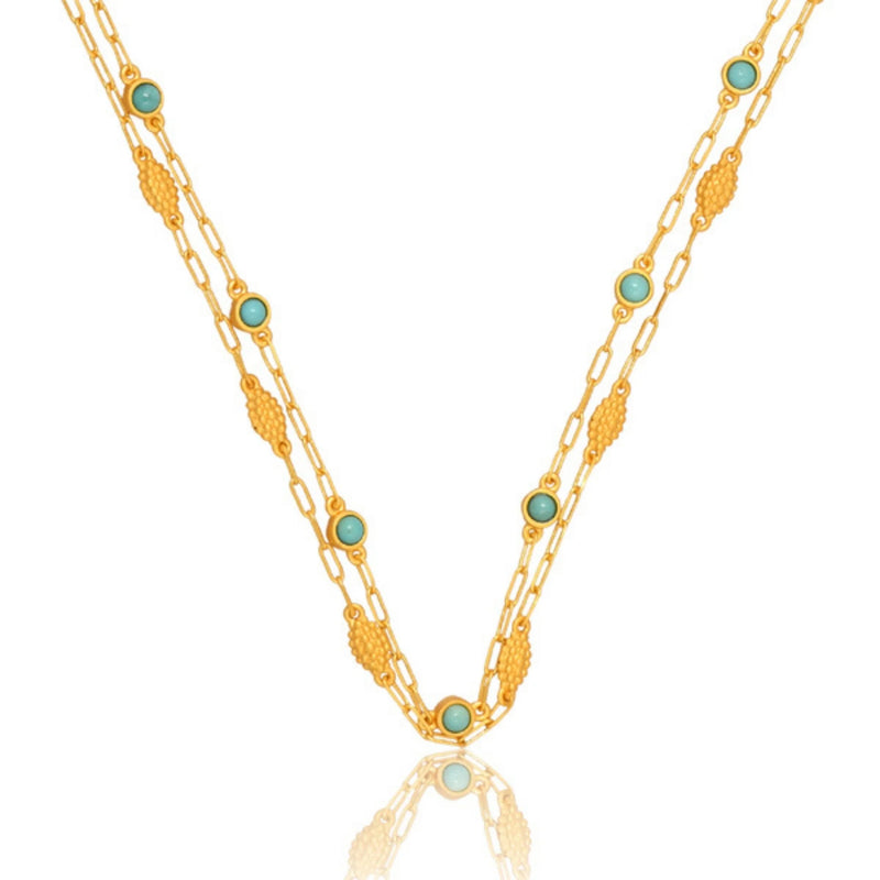 Christina Greene Flights of Fancy Hat Band - Turquoise
