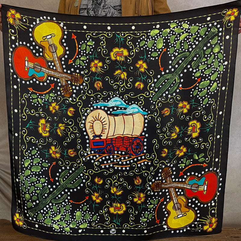THE PORTER BLACK TALL SCARF