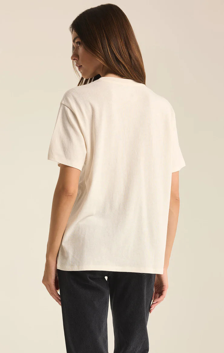 Z Supply Cocktails Pacific Embroidered Tee