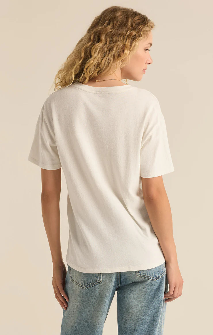 Z Supply Cocktails Pacific Embroidered Tee