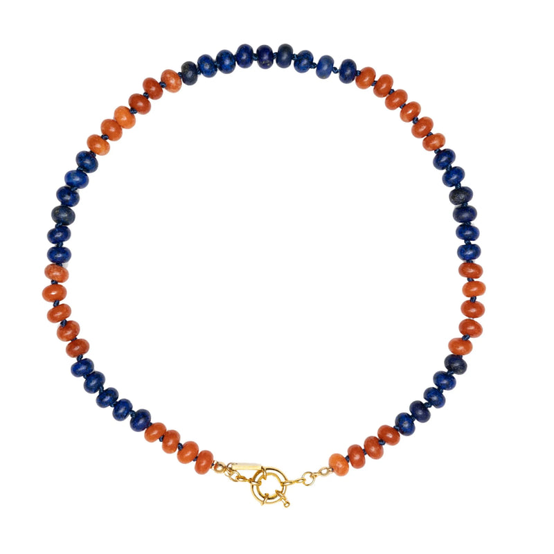 Christina Greene Game Day Beaded Knotted Necklace